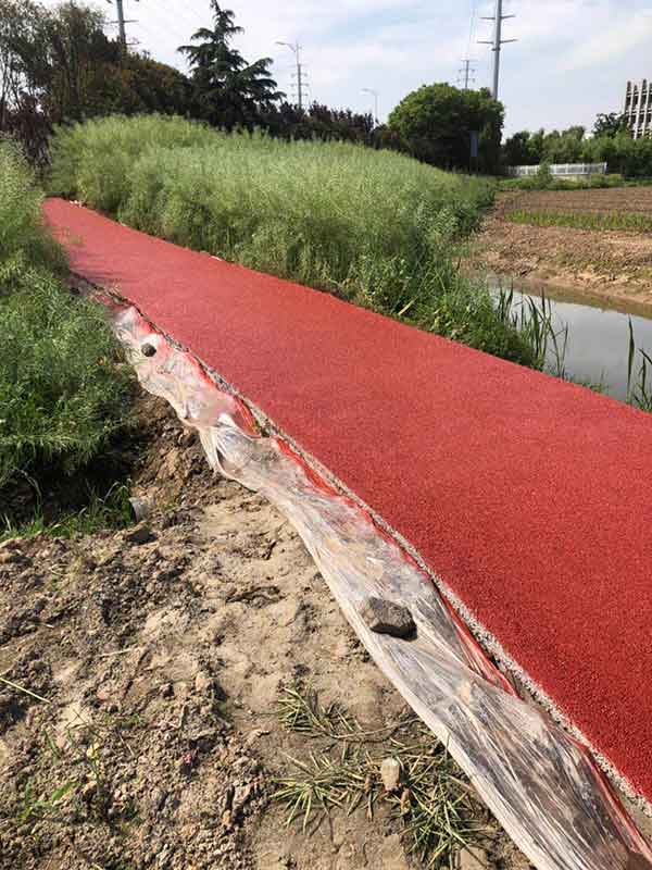 透水混凝土道路案例图片